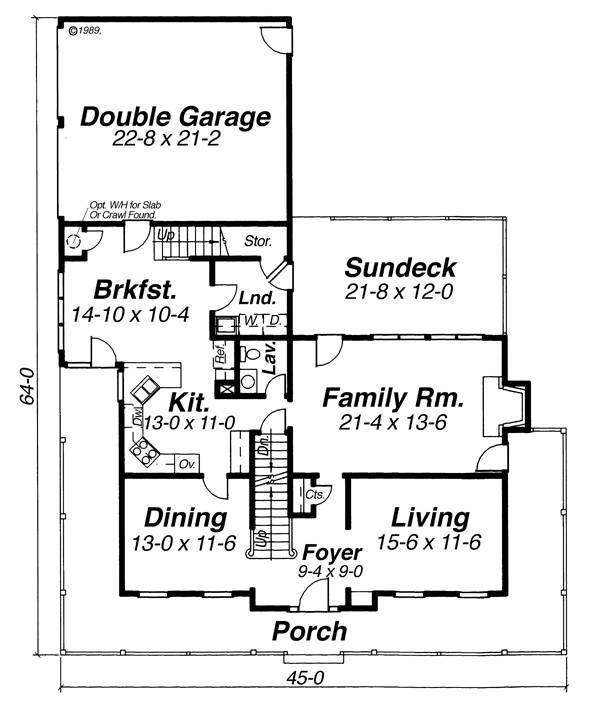First Floor image of SHADYBROOK House Plan